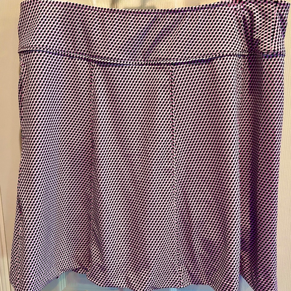 NWT Fairway & Greene Violet and Black Leelee Skort XL